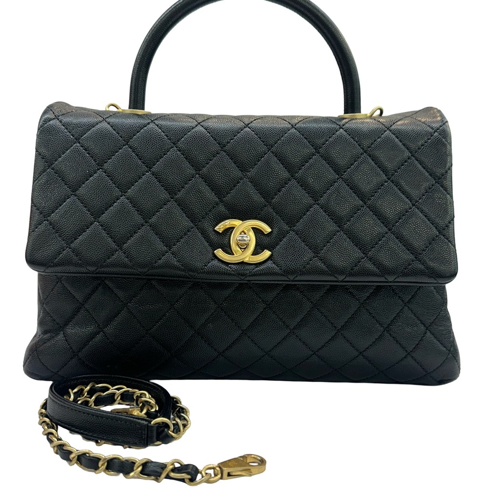 Chanel Coco Top Handle Maxi Handbag
